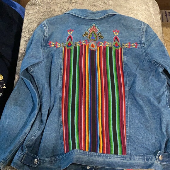 Embroidered Denim Jacket - Picture 3 of 6